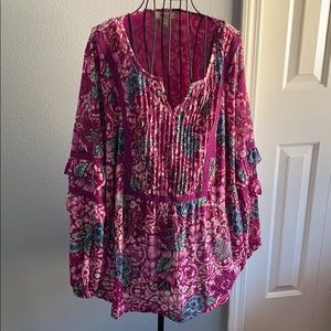 3x long sleeve light weight top